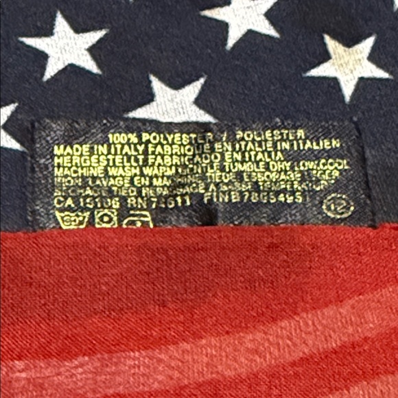 Vintage American Flag Scarf - Picture 4 of 4